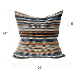 Captiva Navy Indoor Outdoor 24x24 Pillow