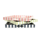 Soho Pink Stripe Tray
