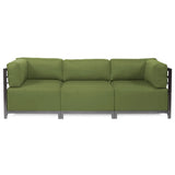 Axis 3pc Sectional Seascape Moss Titanium Frame