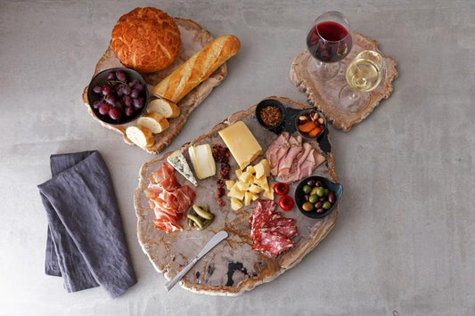 Petrified Wood 14" Cheese Board
