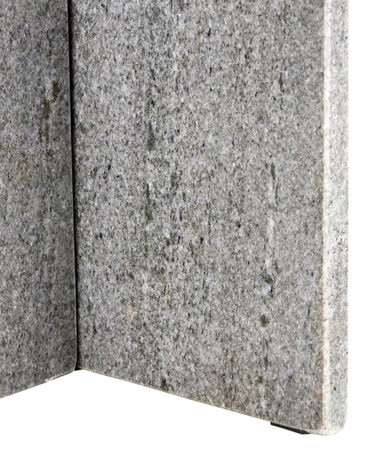 Harmon Gray Marble Accent Table
