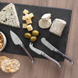 French Home 3 Piece Laguiole Cheese Knives - Warm Spice