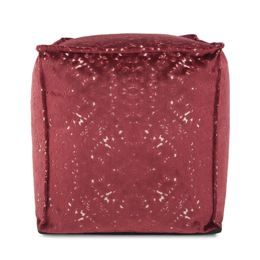 Square Pouf Pisani Ruby