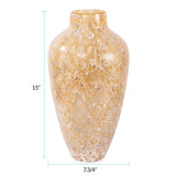 Zynsky Art Glass in Soft Amber- Tall