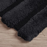 Tufted 1500gsm Bathroom Rug, Black