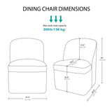 Cube-Inspired Dining Motion Chair, Taupe