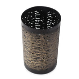 Golden Thread Cylindrical Large Candle Holder