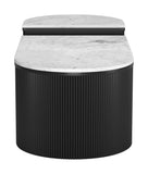 Ormara Coffee Table Set (2-Piece) White & Black