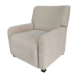 Wholesale Modern Tight Back Upholstered Recliner, Beige