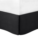 Traditional 7-Piece Cotton Comforter Set, Black