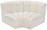 Arc - Boucle Fabric 2 Piece Modular Sofa