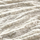 Heated 50x70 Faux Fur Electric Throw Blanket Snow Leopard