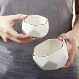 Geometric Ceramic Planter - Small & Medium (Set of 2)