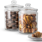Kook 1/2 Gallon Glass Kitchen Jars, Set of 2