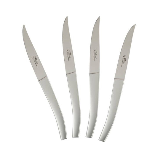 Au Nain Set of 4 Steak Knives with Stainless-Steel Handles