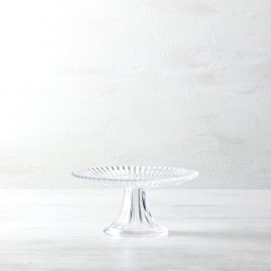 Archie Clear Mini Cake and Cupcake Stand 8.25"