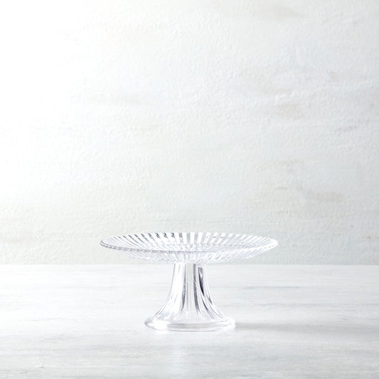 Archie Clear Mini Cake and Cupcake Stand 8.25"