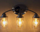 Hand-Cut Open Bottom Mason Jars for DIY Lighting, Pendants & Crafts