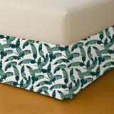 Leaves Collection Printed Bed Skirt