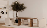 Lila Large Dining Table Brown