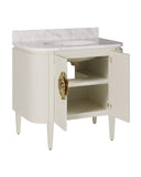 Briallen 36" White Vanity with Oval Undermount Sink