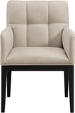 Adrian - Dining Arm Chair (Set of 2) - Black Legs