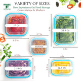 Moss & Stone 10-Pc Glass Food Container Set