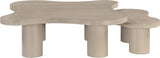 Cove - Oak Veneer And Solid Wood 2 Piece Coffee Table