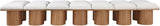 Pavilion - 14 Piece Modular Bench With Brown Base