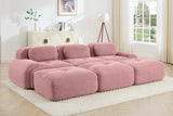 MIA 117'' 3-Seater Sofa with 3 Ottomans