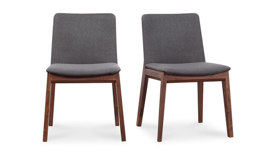 Deco Dining Chair Dark Grey - Set Of Two