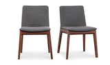 Deco Dining Chair Dark Grey - Set Of Two