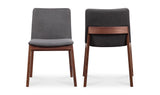 Deco Dining Chair Dark Grey - Set Of Two