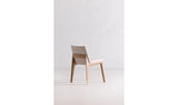 Deco Oak Dining Chair Cream White PVC - Set Of Two