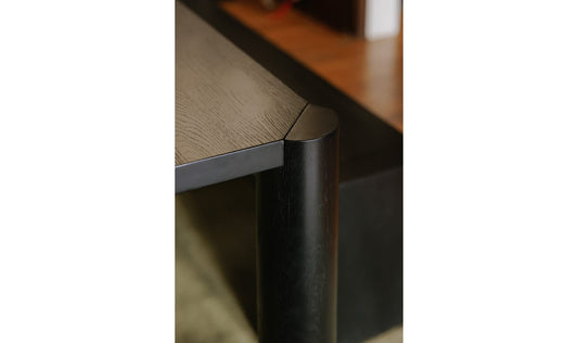 Post Small Dining Table Black