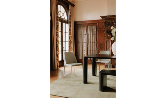 Post Small Dining Bench Black