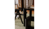 Post Small Dining Bench Black