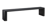 Post Large Dining Bench Black