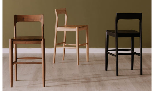 Owing Counter Stool Walnut Brown