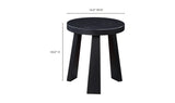 Lund Stool Black Oak