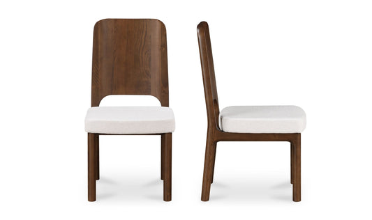 Kerr Dining Chair Walnut-Stained Ash Beige-Set Of Two