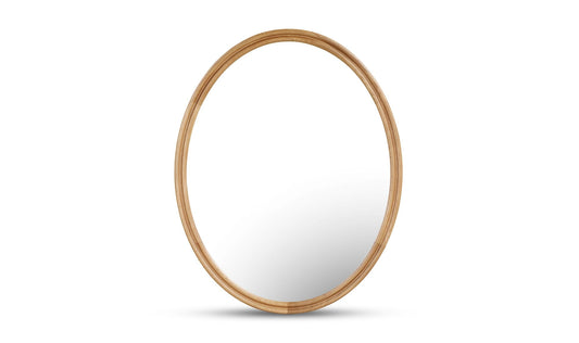 Alcott Oval Mirror Oak