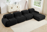 MIA 152'' 4-Seater Sofa with 1 Ottoman