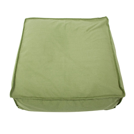 Outdoor Square Floor Pouf- Seascape Moss