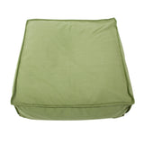 Outdoor Square Floor Pouf- Seascape Moss