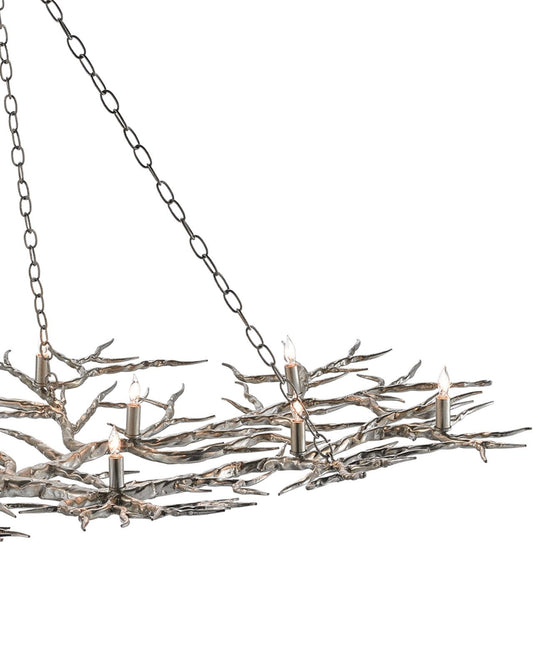 Rainforest Large Silver Chandelier