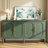 Console Cabinet, 59'' Mid Century Modern Pantry Cabinet