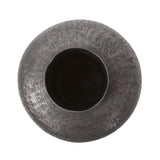Etched Crossways Short Neck Bottle Vase- Medium