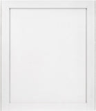 Modernist - Mirror With Stainless Steel Base - White