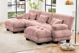 CLOUDIES 134" 3 Seater Sofa with 2 Ottomans
